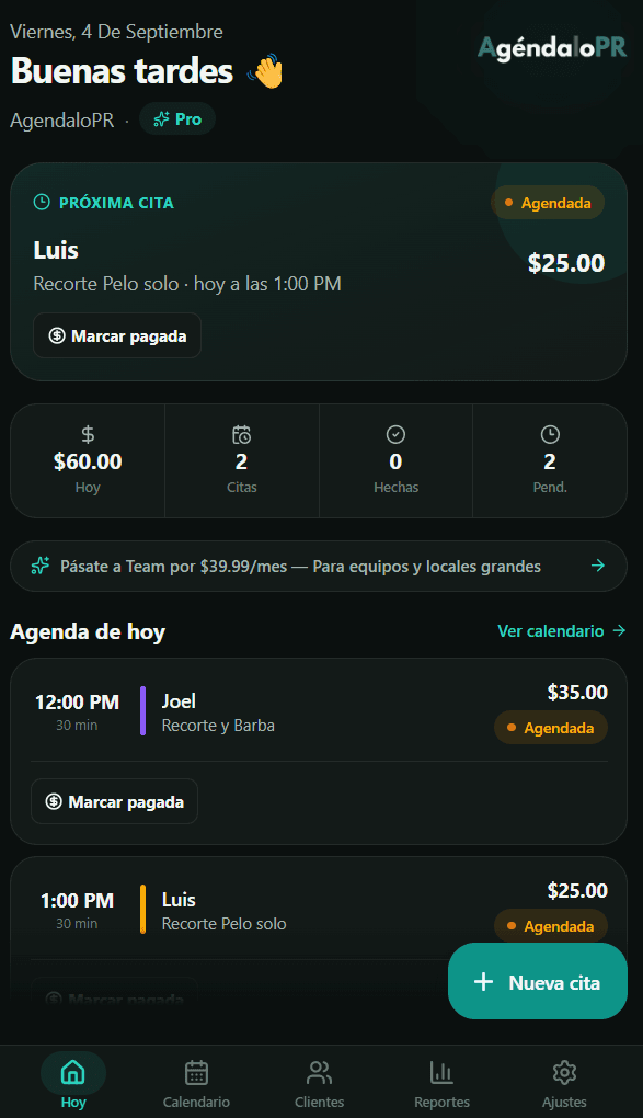 Panel de hoy en AgéndaloPR